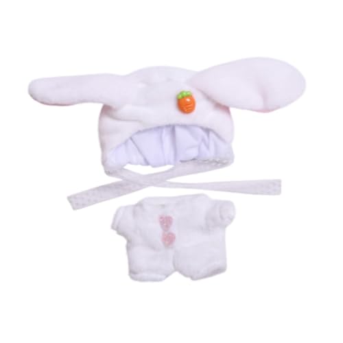 FLCPJGV Kostüm und Hut für Puppen, handgefertigte Outfits für 5,91 Zoll/6,69 Zoll große Puppen von FLCPJGV