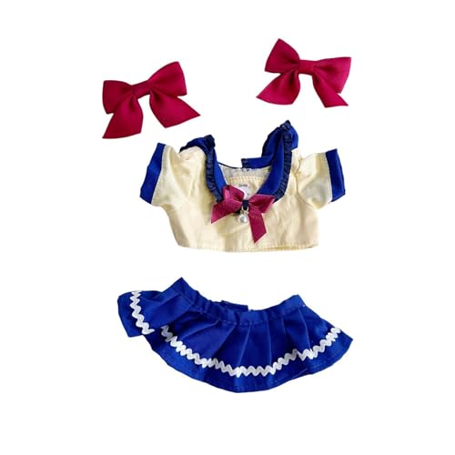 FLCPJGV Mini Puppenkleidung, Haar Accessoires, Süße Puppenkleider, Outfits für 20 cm Große Puppen von FLCPJGV