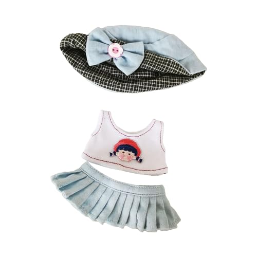 FLCPJGV Mini Puppenmode, Set mit Röcken Und T Shirts für Puppen, Mädchen-Set von FLCPJGV