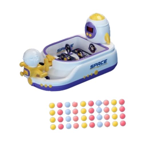 FLCPJGV Murmelsystem für Kinder, Flipperspielmaschine, Tischspiel zur Förderung der Konzentration, Lila von FLCPJGV