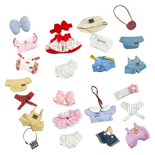 FLCPJGV Pack Puppenkleidung für Kleine Puppen, Accessoires für DIY, Geschenkidee für Kinder von FLCPJGV