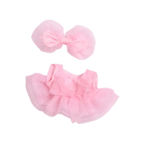 FLCPJGV Plüschpuppenbekleidung für 15–17 cm Große Puppen, Modeartikel für Kuscheltiere, ROSA von FLCPJGV