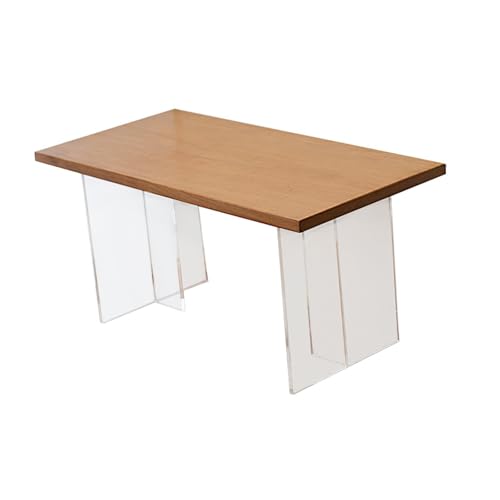 FLCPJGV Puppenhausmöbel Miniaturset, Elegante Holzdekoration für Wohnzimmer, Rollenspielzubehör, Schreibtisch von FLCPJGV