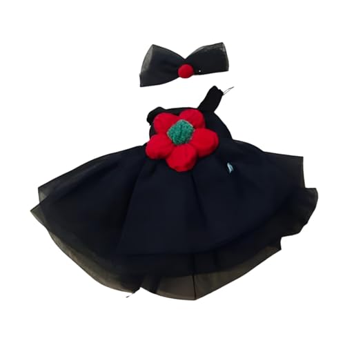 FLCPJGV Puppenkleid Und Haarnadel Set für 17 cm Puppen, Miniatur Outfits für Ankleide von FLCPJGV