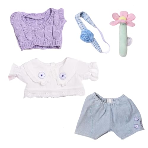 FLCPJGV Puppenkleidung Set für 38 cm Große Puppen, Modische Anziehmode von FLCPJGV