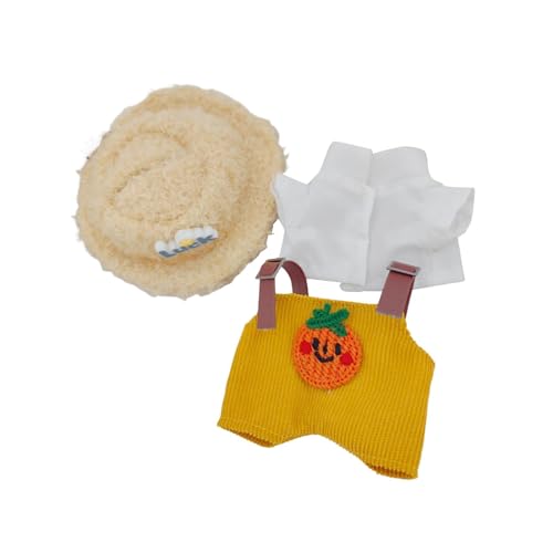 FLCPJGV Puppenkleidung für 15 cm Kuscheltiere, Kostüme und Zubehör für Plüschpuppen, Glückshut-Set von FLCPJGV