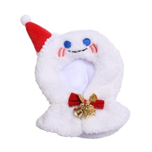 FLCPJGV Puppenkleidung für Puppen von 15–17 cm, Weihnachtsaccessoire, Cartoon Stil, Plüschzubehör, Schneemann Schal von FLCPJGV