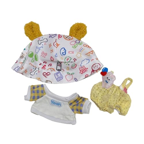 FLCPJGV Puppenkleidung zum Selbermachen für 20 cm große Puppen, Anziehspielzeug für Kinder, Style B von FLCPJGV