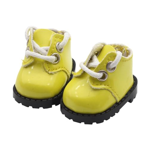 FLCPJGV Puppenschuhe für Kleine Mädchen, Ankleidezubehör für 15 cm Puppen, Gelb FLCPJGV Puppenschuhe für Kleine Mädchen, Ankleidezubehör für 15 cm Puppen, Gelb von FLCPJGV