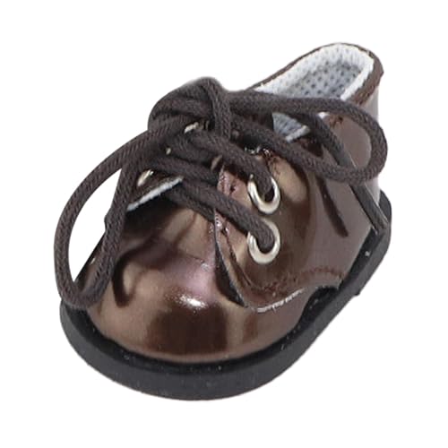 FLCPJGV Puppenzubehör-Schuhe, Modepuppen-Schnürschuhe, weich, Schlüsselanhänger, Puppenzubehör, Anziehspielzeug von FLCPJGV