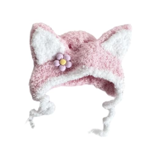 FLCPJGV Stilvolle Puppenmütze für Kleine Mädchenpuppen, Accessoire für Kostüme, Handgefertigtes Spielzeug, Fuchs von FLCPJGV