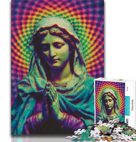 Jungfrau Maria 2000-teiliges Puzzle für Erwachsene und Jugendliche, Quizspiel, Wanddekoration, einzigartige Geburtstags, 70x100cm Jungfrau Maria 2000-teiliges Puzzle für Erwachsene und Jugendliche, Quizspiel, Wanddekoration, einzigartige Geburtstags, 70x100cm von FLKFDOZ
