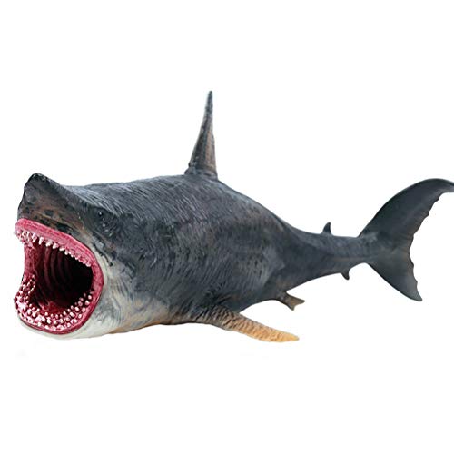 FLORMOON Tierfiguren Spielzeuge Megalodon Wal-Figur Realistisch Handgemalt Hai-Figur Tiere Actionfiguren, Badespielzeug, Dekorative Sammlung Geschenk Ostereier für Kinder von FLORMOON