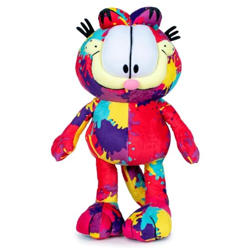 FLOWTOYS Garfield Plüschtier, bunte Katze, 35 cm, offizielles Lizenzprodukt, Sonderkollektion von FLOWTOYS