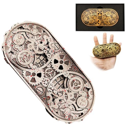 Rad der Zeit DND Spinner Würfel, 7-in-1 Metall-Würfelset mit Geschenkbox für Dungeons and Dragons-Spieler, Polyedrische Rollenspiel Würfel, Fantasy D&D Tisch RPG Zubehör Geschenk (Blutflecken) Rad der Zeit DND Spinner Würfel, 7-in-1 Metall-Würfelset mit Geschenkbox für Dungeons and Dragons-Spieler, Polyedrische Rollenspiel Würfel, Fantasy D&D Tisch RPG Zubehör Geschenk (Blutflecken) von FLUEFOWL