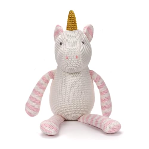 FLUFFYFUN 100% Bio-Baumwolle Kuscheltier Baby Einhorn Rosa 18cm, stofftier für Neugeborene FLUFFYFUN 100% Bio-Baumwolle Kuscheltier Baby Einhorn Rosa 18cm, stofftier für Neugeborene von FLUFFYFUN