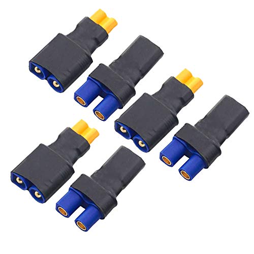 6-Pack XT30 Stecker auf EC3 Stecker Adapter für RC Auto Flugzeug Lipo Batterie ESC von FLY RC