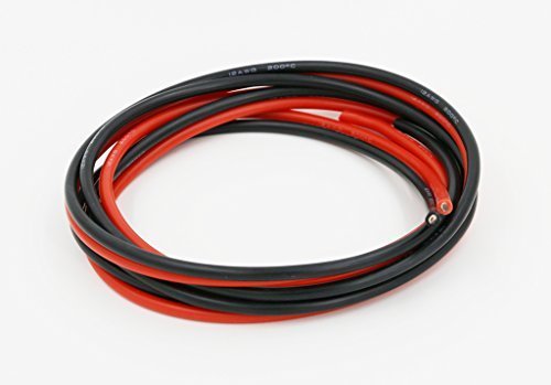 FLY RC 12 Gauge Silikondraht 1M rot und 1M schwarz Flexibler 12 AWG verseilter Kupferdraht von FLY RC