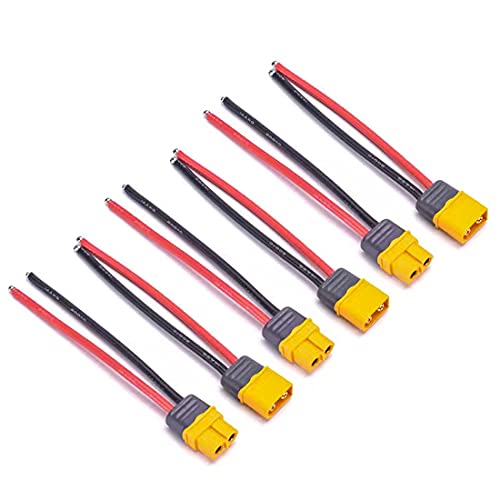 FLY RC 3 Paar XT60 XT60H Stecker Männlich Weiblich Stecker mit Mantel Gehäuse Stecker Silikondraht für RC Lipo Batterie FPV Drone von FLY RC