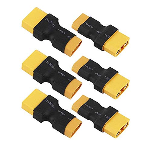 FLY RC 3 Paar XT60 an XT90 Stecker Stecker Buchse Adapter Kompaktleuchte Drahtloser Netzstecker Adapter Anschluss UAV RC Modellauto Flugzeugbatterie von FLY RC