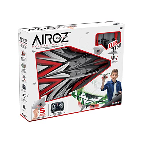 Silverlit FLYBOTIC RC 84844 AIROZ by, ferngesteuertes Flugzeug, rc Papierflieger, Spielzeug für Kinder, bunt, ab 8 Jahren von Silverlit