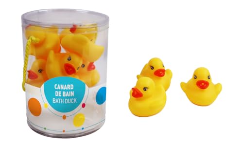 FLYPOP'S Badeenten – Badespiele – 051114 – Gelb – Kunststoff – Spielzeug für Kinder – Geschenk – Zubehör – 6 cm – ab 6 Monaten von FLYPOP'S