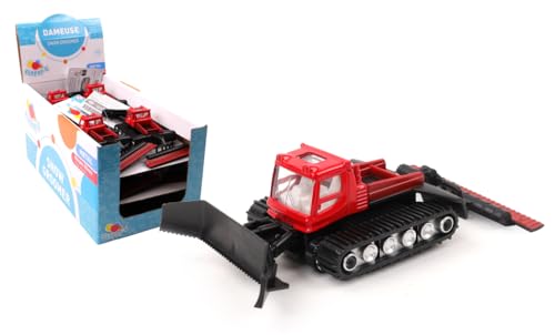 FLYPOP'S - Dameuse - Die CAST - 022221 Metall - Freilauffahrzeug - Kinderspielzeug - Geschenk - Geburtstag - Schnee - 12 cm - ab 3 Jahren von FLYPOP'S