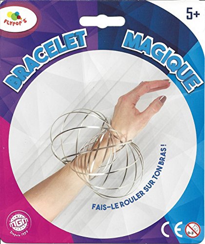 FLYPOP'S - Magisches Armband - Kirmesspiel - 035505 - Grau - Kunststoff - Kind - Geburtstag - Freizeitspiel - 13 cm x 13 cm - Ab 5 Jahren von FLYPOP'S