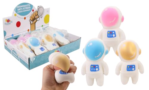 FLYPOP'S - Packung mit 12 Kosmonauten gegen Stress – Kermesse-Spiel – 031077PA – Mehrfarbig – Schaumstoff – Kinder – Erwachsene – Rehabilitation – Angst – 12 cm x 6,5 cm – ab 3 Jahren FLYPOP'S - Packung mit 12 Kosmonauten gegen Stress – Kermesse-Spiel – 031077PA – Mehrfarbig – Schaumstoff – Kinder – Erwachsene – Rehabilitation – Angst – 12 cm x 6,5 cm – ab 3 Jahren von FLYPOP'S