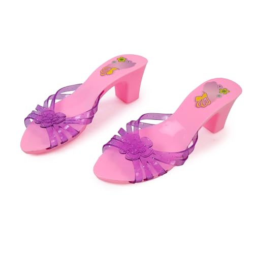 FLYPOP'S - Prinzessinnenschuhe - Verkleidungszubehör - 010991 - Rosa - Kunststoff - Prinzessin - Kinderspielzeug - Karneval - Kostüm - 16 cm - Ab 3 Jahren von FLYPOP'S