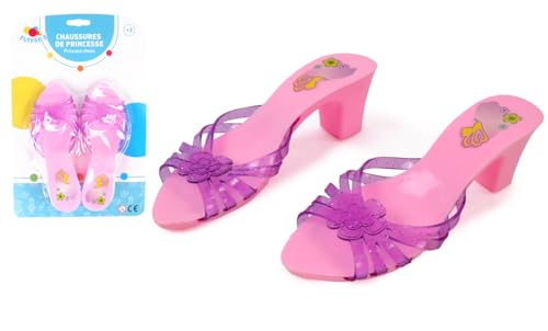 FLYPOP'S - Prinzessinnenschuhe - Verkleidungszubehör - 010991 - Rosa - Kunststoff - Prinzessin - Kinderspielzeug - Karneval - Kostüm - 16 cm - Ab 3 Jahren von FLYPOP'S