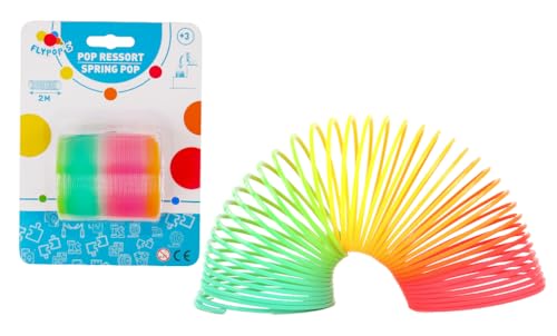 FLYPOP'S - Veer - Recreatiespel - 030363Y - Veelkleurig - Plastic - Kinderspeelgoed - Cadeau - Verjaardag - Kermis - 2 m x 6 cm - Vanaf 3 jaar von FLYPOP'S