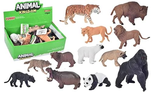 Zanimo & co - Wildtierfigur - 030336 - Zufälliges Modell - Kunststoff - Sammlerstück - Kinderspielzeug - Realistisch - Miniatur - Tierassortiment - Ab 3 Jahren von FLYPOP'S