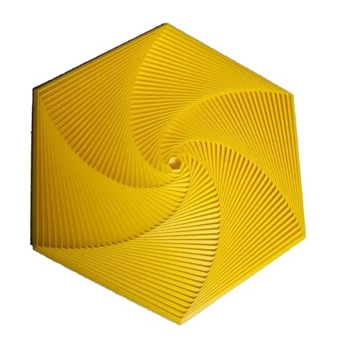 Fractal Fidget Hexagon, 2024 Neu Hexagon Spiral Spielzeug, 3D-Druck Hexagon Cube Fidget Gear Spielzeug, Perfekt für Stress und Angst Fidget Spielzeug， Achtsames Meditationswerkzeug (pornografische) von FMNGOP