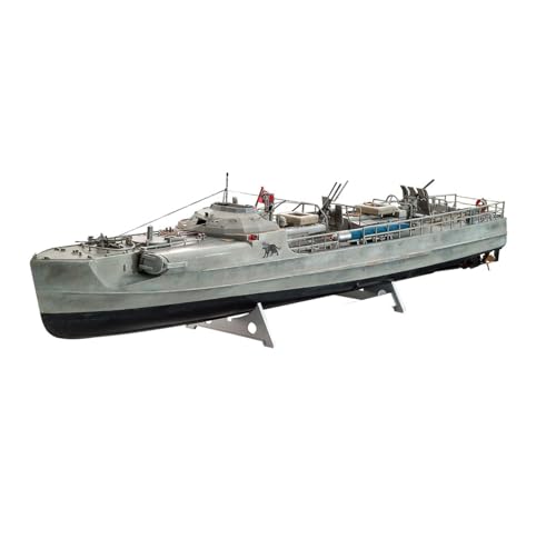 FMOCHANGMDP 1940 Schnellboat S-38 Class Torpedo Boat Maßstab 1/72 Modellbausatz Flugzeugträger, Spielzeug und Geschenke für Erwachsene,7,9 Zoll von FMOCHANGMDP