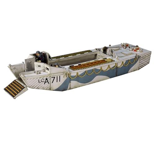 FMOCHANGMDP British Landing Craft Assault LCA Maßstab 1/35 Modellbausatz Flugzeugträger, Spielzeug Und Geschenke Für Erwachsene,13,8 Zoll von FMOCHANGMDP