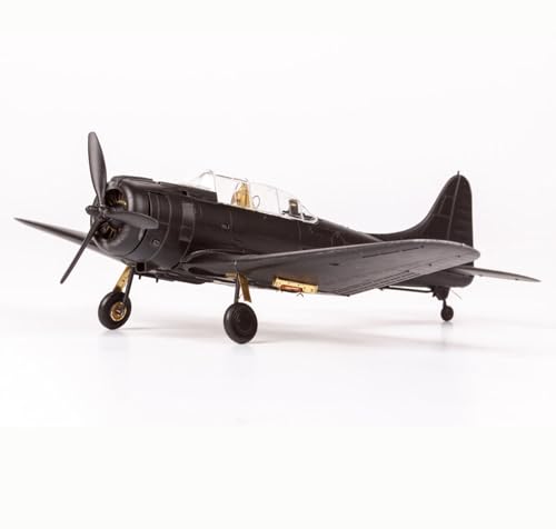 FMOCHANGMDP Fighter 3D Puzzles Plastikmodellbausätze, 1:350 Maßstab US SBD-3 Dauntless Vorbemaltes Modell, Spielzeug Für Erwachsene Und Geschenk von FMOCHANGMDP
