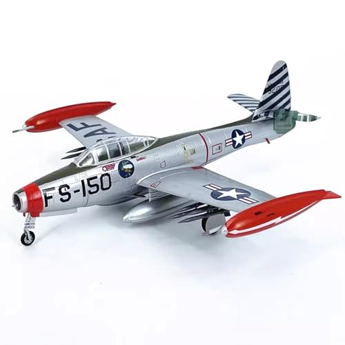 FMOCHANGMDP Flugzeug Kunststoff Modelle, 1/72 Skala F-84E Fighter Modelle, Spielzeug und Geschenke für Erwachsene, 6.4 x 6.9Inchs von FMOCHANGMDP