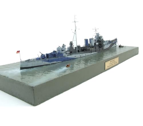 FMOCHANGMDP French Light Cruiser Marseille Maßstab 1/350 Modellbausatz Flugzeugträger, Spielzeug und Geschenke für Erwachsene, 22 x 3,3 Zoll von FMOCHANGMDP