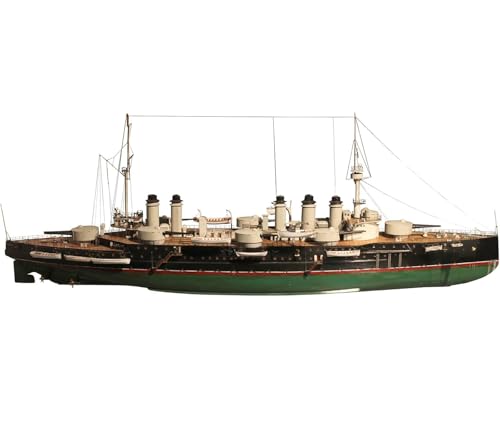 FMOCHANGMDP French Navy Pre-Dreadnought Battleship Voltaire Maßstab 1/350 Modellbausatz Flugzeugträger, Spielzeug und Geschenke für Erwachsene,16,3 x 3 Zoll von FMOCHANGMDP