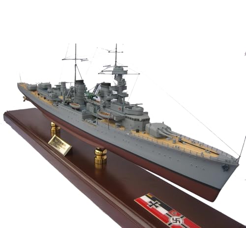 FMOCHANGMDP German Konigsberg Light Cruiser 1940 Maßstab 1/700 Modellbausatz Flugzeugträger, Spielzeug und Geschenke für Erwachsene,10,8 x 1,2 Zoll von FMOCHANGMDP