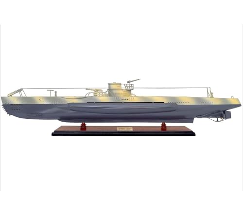 FMOCHANGMDP German U-Boat Type VII D Minenleger Submarine Maßstab 1/350 Modellbausatz Flugzeugträger, Spielzeug und Geschenke für Erwachsene,4,7 Zoll von FMOCHANGMDP