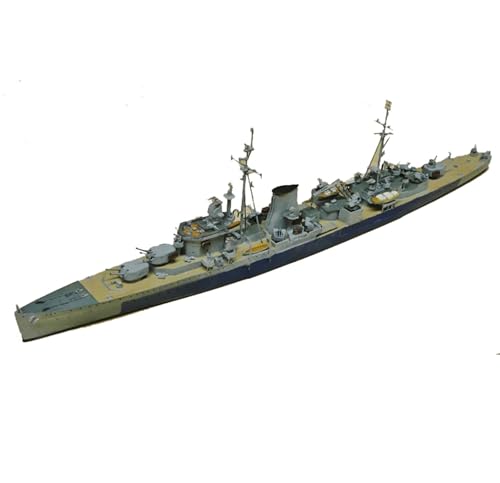 FMOCHANGMDP HMNZS Achilles 1939 Maßstab 1/700 Modellbausatz Flugzeugträger, Spielzeug und Geschenke für Erwachsene, 9,5 Zoll von FMOCHANGMDP