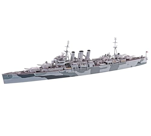 FMOCHANGMDP HMS Heavy Cruiser York Maßstab 1/700 Modellbausatz Flugzeugträger, Spielzeug und Geschenke für Erwachsene, 10 Zoll von FMOCHANGMDP