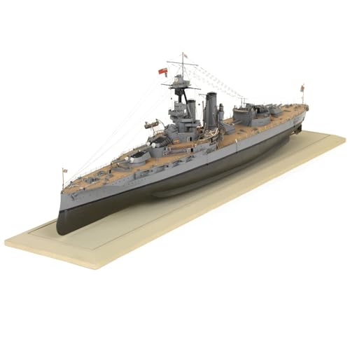 FMOCHANGMDP HMS Iron Duke Battleship 1914 Maßstab 1/700 Modellbausatz Flugzeugträger, Spielzeug und Geschenke für Erwachsene, 10,6 Zoll von FMOCHANGMDP