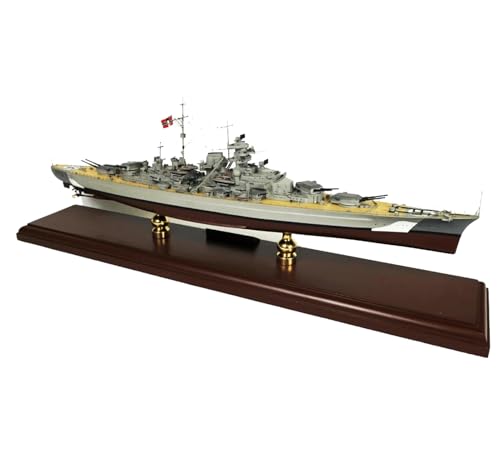 FMOCHANGMDP KM Bismarck Battleship Maßstab 1/350 Modellbausatz Flugzeugträger, Spielzeug und Geschenke für Erwachsene,28,3 X 4 Zoll von FMOCHANGMDP