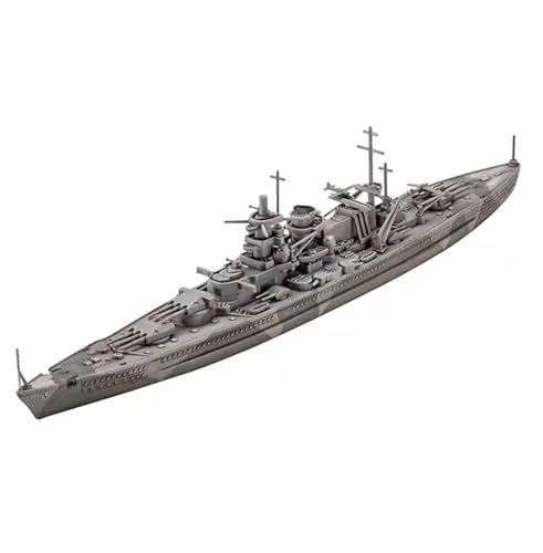 FMOCHANGMDP KMS Gneisenau Battleship Maßstab 1/1200 Modellbausatz Flugzeugträger, Spielzeug und Geschenke für Erwachsene, 7,9 Zoll von FMOCHANGMDP