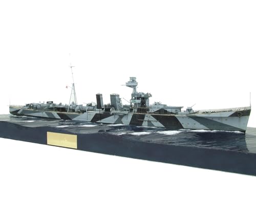 FMOCHANGMDP Maßstab 1:700 Britischer Light Cruiser Kolkata Puzzles Plastikmodellbausätze, Erwachsenenspielzeug Und Geschenke, 8 Zoll von FMOCHANGMDP