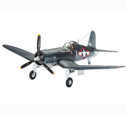 FMOCHANGMDP Modellbausatz Flugzeugmodell Plastik Modelle, US F4U-1A Corsair Fighter im Maßstab 1/48, Spielzeug und Geschenke, 8.5 x 10.2Inchs von FMOCHANGMDP
