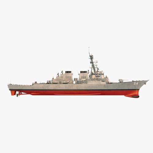 FMOCHANGMDP USS Curits Wilbur DDG-54 Maßstab 1/200 Modellbausatz Flugzeugträger, Spielzeug und Geschenke für Erwachsene, 30 x 4,3 Zoll von FMOCHANGMDP